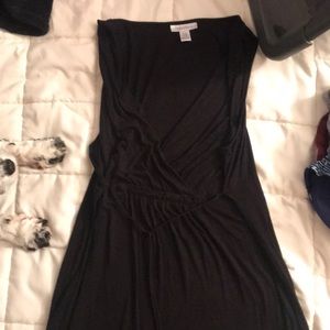 Maternity dress black knee length